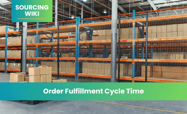 Order Fulfillment Cycle Time